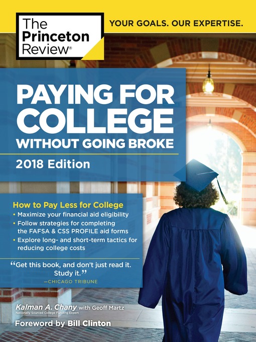 Title details for Paying for College Without Going Broke, 2018 Edition by The Princeton Review - Wait list